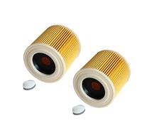Filtre à air cartouche remplace compatible avec Karcher A2004 A2054 A2204 A2656 WD2. 250 WD3. 200 WD3. 300 aspirateur humide/sec (couleur : 2 pièces)