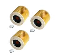 Filtre à air cartouche remplace compatible avec Karcher A2004 A2054 A2204 A2656 WD2. 250 WD3. 200 WD3. 300 aspirateur humide/sec (couleur : 3 pièces)