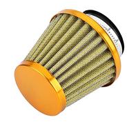 Filtre à air d’entrée universel Kit de filtre d’air avec pince Pour la plupart des motos tout terrain VTT Quad Dirt Pit Bike 38 mm Doré