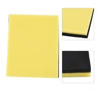 Filtre à air d'admission, éponge en mousse, 15 x 12,5 cm, jaune et noir, pour TTR225 XT225 Serow 1986-2007 haut débit d'air lavable réutilisable moto passionnés de performance