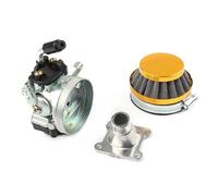 Filtre À Air De Carburateur De 19mm pour 37cc Refroidi À l'eau 2 Temps 47cc 49cc Mini Vélo De Poche De Saleté ATV Quad Motocross Carburateur Tuning Filtre(Gold)