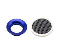 Filtre à air de carburateur de moto avec maille pour carburateur PWK30 de 34 mm offrant une meilleure circulation de l'air et une meilleure protection (50 mm, bleu)