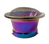 Filtre à air de carburateur de moto avec pare-vent pour PWK 21 30 mm PE 28 30 mm en alliage d'aluminium anti-poussière, convient pour carburateurs PWK 32 mm et 34 mm (50 mm coloré)