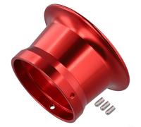 Filtre à air de carburateur de moto de 55 mm avec vis pour OKO 2430 et Keihin, compatible avec carburateurs de 24/26/28/30 mm, alliage d'aluminium (rouge)