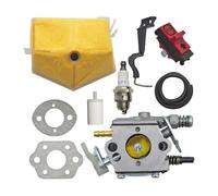 Filtre à air de commutateur de carburateur adapté aux tronçonneuses 55 50 51 503281504, 530717901 W Joint de Levier de Tige de Coca Bougie d'allumage