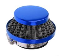 Filtre à air de moto 42 mm pour mini Pocket Bike et ATV 47cc 49cc offrant une meilleure circulation de l'air du moteur et des performances fiables (bleu)