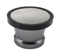 Filtre à air de moto 50 mm avec filet, construction en alliage d'aluminium pour carburateur et VTT (noir)