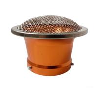 Filtre à air de moto avec coupe d'air Guaze pour carburateurs PE 28, 30 mm et 21, 30 mm, compatible avec carburateurs de 32 mm et 34 mm (50 mm orange)