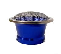 Filtre à air de moto avec coupe d'air Guaze pour carburateurs PE 28, 30 mm et 21, 30 mm, compatible avec carburateurs de 32 mm et 34 mm (55 mm, bleu)