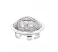 Filtre à air de moto avec maille en acier inoxydable pour systèmes d'admission de 38 mm et 42 mm - Design de bouche de cloche usiné CNC pour une meilleure protection de l'admission d'air et des débris
