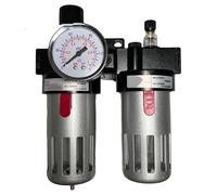 Filtre à Air de Moto Séparateur Huile-Eau à boîtier métallique BFC2000/3000/4000 Filtre régulateur de Pression pneumatique Double pièce FRL Accessoires Moto(1/2")