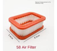 Filtre À Air De Pour Tronçonneuse 5200/5800 52cc/58cc,Filtre À Air En Plastique,Accessoires De Filtre À Air En Papier #B