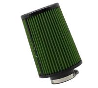 Filtre à air de Remplacement Filtre à Air pour voiture, 76mm, 4 pouces, systèmes d'admission froide, Kit de filtres, pièces universelles automobiles, adaptateur de tuyau, cône Filtre a air(76mm-Green)