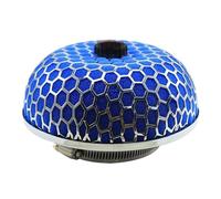 Filtre à air de Remplacement Filtres d'admission d'air froid pour moteur automobile de Sport, avec couvercle, champignon universel à haut débit pour voiture de course Filtres à air moteur(Blue)