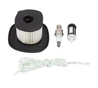 Filtre à air de soufflerie Munefe, jeu de kit de bougie d'allumage du filtre à carburant, couvercle de filtre à air pour STIHLs SH86 SH86C BG86CE BG86Z BG86CEZ