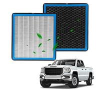 Filtre à air d'habitacle HEPA CF11809 compatible avec Cadillac Escalade ; Chevrolet Silverado 1500/2500/3500, Silverado 4500/5500 HD, Suburban, Suburban 3500 HD ; GMC Sierra 1500/2500/3500, Yukon,