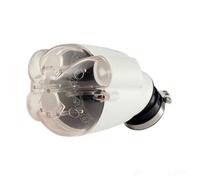 Filtre À Air Doppler Pour Scooter Yamaha 50 Aerox Air Box Blanc Ø38-45mm Neuf