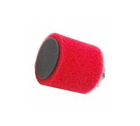Filtre a air double mousse small rouge fixation droite diam 35-28