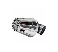 Filtre a air e5 box chrome mousse rouge fixation universelle 0-45-90° diam 35-28