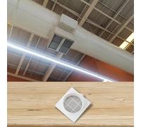 Filtre à air en alliage d'aluminium pour tuyaux de ventilation en PVC, PE et feuille d'aluminium - Amovible, lavable, 110 mm ou 160 mm ID - Qualité de l'air intérieur (160 mm)