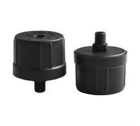 Filtre à air en plastique sans huile 1,3 cm silencieux pour compresseur (1 | Compatibilité de connexion directe, petite pompe à air, taille de 0,6 cm, facile à installer, utilisation du compresseur à