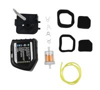 Filtre à air et kit de couvercle pour débroussailleuse Ryobi 25CC 25.4CC, compatible avec les modèles RY251PH RY254BC RY252CS RY253SS, comprend un filtre de conduite de carburant et un assemblage de