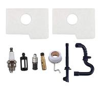 Filtre à air et Pompe à huile Tuyau de carburant Bougie d'allumage pour tronçonneuse Stihl 017 018 MS170 MS180 remplace 1130124 0800
