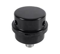 Filtre à air, Fil noir de silencieux de silencieux de filtre d'admission de compresseur d'air en métal noir 3-8 ""16MM-HEN