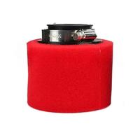 Filtre à Air Filtre À Air En Mousse 35 Mm 38 42 45 48 50 60 - Nettoyeur Éponge Pour Cyclomoteur Scooter Moto Tout-terrain Mini-moto(Straight-35mm-Red)