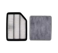 Filtre a air Filtre à air et Filtre d'habitacle pour Voiture, Ensemble de filtres à Huile pour Chery Tiggo 3 1.6L 1.6MT 1.6CVT 2014-2020 T11-1109111AC Filtre à air Auto(1 air and 1 carbin)