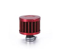 Filtre à Air Filtre À Air Universel Voiture Pour Admission D'air Froid Moto Couvercle Ventilation Carter À Haut Débit, Mini Filtres Reniflard 12 Mm 25 Mm Filtres à Moteur(12MM-RED)