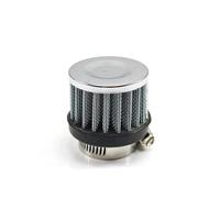 Filtre à Air Filtre À Air Universel Voiture Pour Admission D'air Froid Moto Couvercle Ventilation Carter À Haut Débit, Mini Filtres Reniflard 12 Mm 25 Mm Filtres à Moteur(25MM-SILVER)