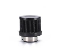 Filtre à Air Filtre À Air Universel Voiture Pour Admission D'air Froid Moto Couvercle Ventilation Carter À Haut Débit, Mini Filtres Reniflard 12 Mm 25 Mm Filtres à Moteur(25MM-BLACK)