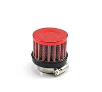 Filtre à Air Filtre À Air Universel Voiture Pour Admission D'air Froid Moto Couvercle Ventilation Carter À Haut Débit, Mini Filtres Reniflard 12 Mm 25 Mm Filtres à Moteur(25MM-RED)