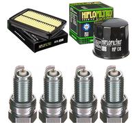 Filtre à air Filtre à huile Bougie Suzuki GSF 650 SA Bandit ABS 2007 Kit de maintenance servicekit