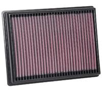 K&N Filtre à air compatible avec Ford Focus IV 1.0 & 1.5 (incl. 2.0 Diesel 2018-) 33-3131 Rouge