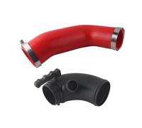 Filtre À Air Flexible Kit De Conversion Turbo EA888 Pour SEAT Leon MK3 1.8T Et 2.0T Pour Cupra 5F Tuyaux D'admission D'échappement Suppression Du Silencieux Capot Reniflard(RED HOSE)