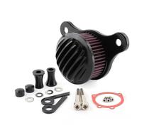 Filtre à Air for Dyna Softail Touring 1993 - 2017, câble d'accélérateur Delphi FI CV Carb, Base en aluminium(Black Red)