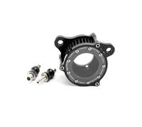 Filtre à air for moto Harley Sportster XL883 1200 Iron 883 Seventy-Two Forty Eight 1991-2023, kits de système d'admission d'air(Chrome-black)