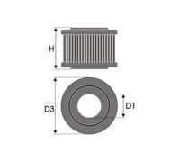 Filtre à air Green pour RENAULT 5 L