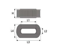 Filtre à air Green pour RENAULT ALPINE A310 1600VE