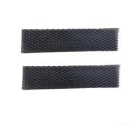 Filtre à air haute efficacité en coton pour systèmes de refroidissement - Filtre primaire avec désodorisant au charbon actif - 21,5 x 5,3 cm - Noir