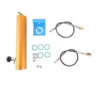 Filtre à air Haute Pression séparateur d'eau d' 30Mpa système de Filtration de Pompe de compresseur d'air en Aluminium Durable pour Outils pneumatiques industriels Orange 300mm