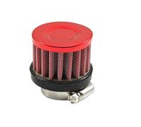 Filtre a air Kit de filtres d'admission d'air Froid pour Moteur de Course Automobile, 0,5/1 Pouce, 12/25 mm Filtre à air Auto(25mm-Red)