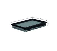 Filtre à air LX 1046 MAHLE pour MINI MAZDA