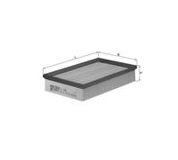 Filtre à air LX 1596 MAHLE pour NISSAN