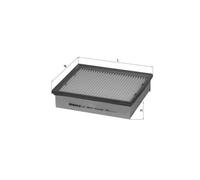 Filtre à air LX 2840 MAHLE pour RENAULT