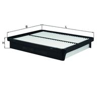 Filtre à air LX 3540 MAHLE pour HYUNDAI KIA