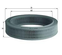 Filtre à air LX 568 MAHLE pour VW SEAT SKODA