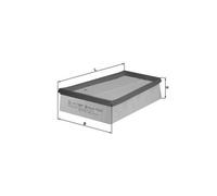Filtre à air LX 957/3 MAHLE pour RENAULT NISSAN